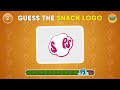 Guess the Logo in 3 Seconds 🍿🍟🍫 Famous Snack Logo | Logo Quiz 2024 | Dolphin Quiz