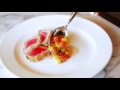 Lime and Coriander-Crusted Tuna with Spicy Watermelon Salad