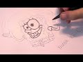 How to draw the SpongeBob Meme