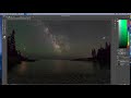 Foreground Stacking for Cleaner Night Images