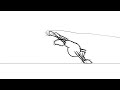 Traditional Animation Rope Pull