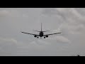 Delta b737 fast landing at Raleigh