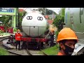 [BEFORE MOVING] Pertamina BBM Train Transfer Process at the JPL 213 Tegal Railway Crossing