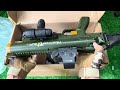 Unboxing special forces weapon toys, MP5 submachine gun, 98K sniper rifle, Glock pistol, grenade