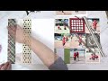 Scrapbooking Process Video #1 | Two-page Scrapbook Layout with a Large Photo Block & Baseball Theme