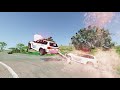 Cars VS Deep Water ― BeamNG.drive Crashes