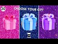 Choose your gift🎁💝🤩🤮|| 3 gift box challenge|| 2 good & 1 bad|| Blue, Pink & Rainbow #chooseyourgift