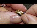 How to Bezel a Bead  Peyote Stitch Beginners Beaded Tutorial