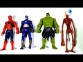 MERAKIT MAINAN SPIDER-MAN, CAPTAIN AMERICA, HULK SMASH,SIREN HEAD AVENGERS SUPERHERO TOYS