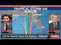 Latest Track: Tropical Storm Ian Nears Turn Toward Florida | Tracking the Tropics (Sept. 25, 2022)