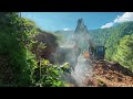 Carving a Path Through the Clouds! Risky Mountain Road Construction | Excavator Planet