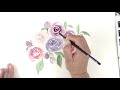 How to Paint - Easy Watercolor Rose Tutorial