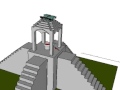 Sketchup 8 Astec sacrificial building.avi