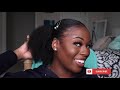 😍MOST NATURAL $5 PONYTAIL| Low Sleek Puff on Type 4 Hair | Summer Protective Styles | Lexsa Marie