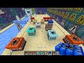 NOOB vs PRO: SECRET ROUND UNDERWATER TUNNEL Build Challenge in Minecraft