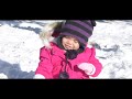 Snow Day - Kids & Family having Fun Playing in the Snow