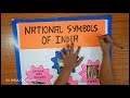 How to make Chart on National Symbols of India/DIY Chart on National Symbols/Chart making ideas #diy