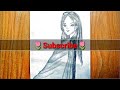 How To Draw A Traditional Girl Easy || Easy pencil Drawing