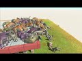All Units Falling - Animal Revolt Battle Simulator