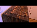 DIY Rustic Old Beam |Dovetail joint Bench from Reclaimed/Pallet Planks.       |ASMR woodworking