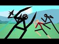 Nonex and Kyoshin Vs Stickman and Stickfigure fighting