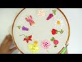 10 RIBBON EMBROIDERY FLOWERS: Hand Stitching Tutorial for Beginners