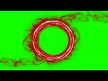 FREE HD Green Screen - GLOW CIRCLE REVEAL RED