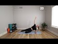 Diastasis Recti Repair Workout - ADVANCED - heal + strengthen your core postpartum