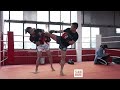 Nong-O Gaiyanghadao Muay Thai Pad Work - ONE Championship World Champion น้องโอ๋ ไก่ย่างห้าดาว