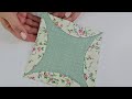 Using a plate, I sew unique potholders with a 3D effect in 10 minutes