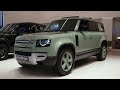 Green Land Rover Defender 110 75th Limited Edition - Luxury SUV in Detail
