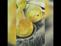 THREE PEARS | Watercolor Painting | Time Lapse Step By Step