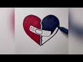 How to draw a Healing Broken Heart 🥹 #love #artwork