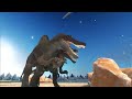 The journey of Planet Dinosaur spinosaurus! - Animal Revolt Battle Simulator