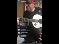 Ed Sheeran Performing Supermarket Flowers Instagram Live - 30 August 2018