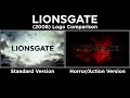 Lionsgate (2006) Logo Comparison