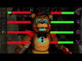 [SFM FNaF] Toxic vs Security Breach Toys WITH Healthbars