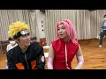 Results of acrobatic performance in Naruto cosplay