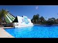 Water Slides at Albercas El Vergel Water Park in Tijuana, Mexico