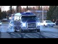 Gas Station Burnouts - Järvenpää Cruising - April 2021