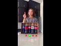 Soda Taste Test Challenge!!🥤🤔👀 (Part 1/3) | Triple Charm #Shorts