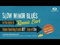 Slow minor blues backing track in Cm | Ronnie Earl style dynamic build-up blues!