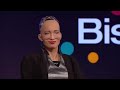 Sophia the Robot during her visit in Sweden