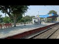 12460 New Delhi Amritsar Intercity Express crossing Ganaur Railway Station at full speed 130 kmph