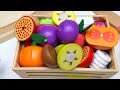 Cutting Fruit, Vegetable | Wooden ASMR