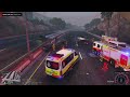 MASSIVE HIGHWAY CRASH!! | GTA 5 - LSPDFR | QAS Ambulance