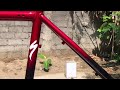 Color: Candy Red | How to paint a bike professionally | DIY repaint TUTORIAL