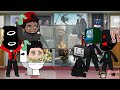 Skibidi Toilet Characters React to Skibidi toilet 54 + Bonus Tv man | Full Video