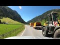 Driving in Austria 4: Kaunertal (From Prutz to Kaunertaler Gletscher 2750m) | 4K 60fps