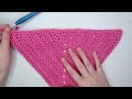 Scalloped Bandana Crochet Tutorial | PassioKnit Kelsie